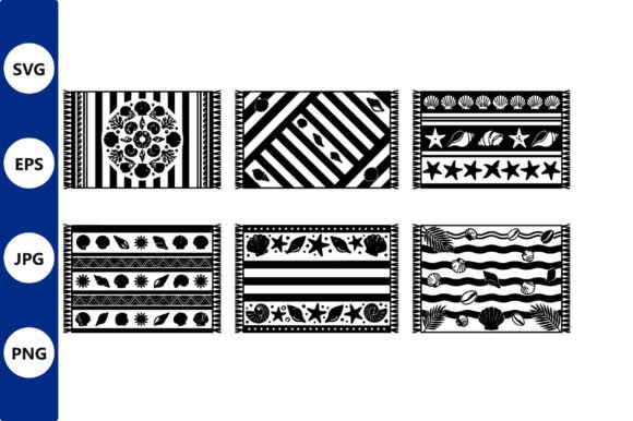 Shell Motifs Vector Patterns: Graphics & Illustrations for Local Branding